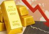 Giá vàng thế giới tiếp tục giảm ( 25/7/2025)